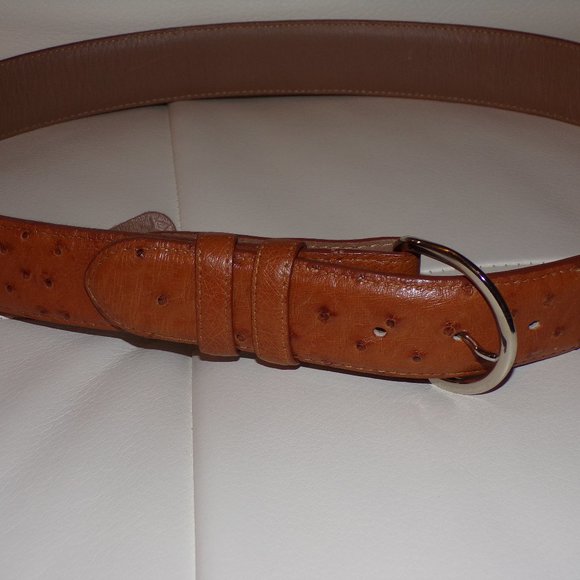 Ferrini Ostrich Belt Size 36" - Picture 1 of 7